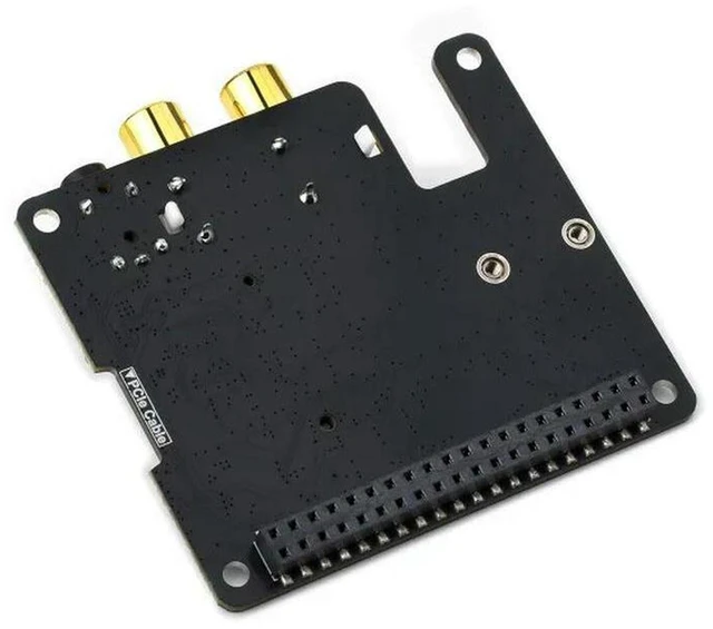 Alt view image 2 of 3 - AJMRTC M.2 PCM5122 Audio HAT, PCIe To M.2 HAT with I2S Audio Extension for Raspberry Pi, Supports NVMe Protocol M.2 Solid State Drive, HiFi DAC Expansion Board for Media Player & NAS Projects