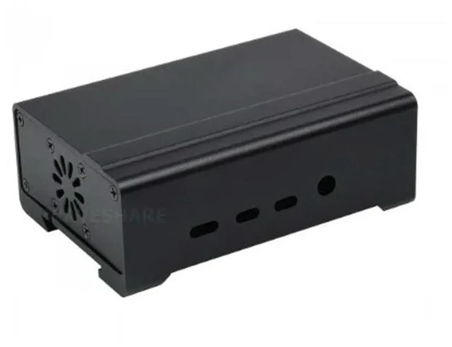Alt view image 2 of 2 - AJMRTC PI4-CASE-DIN-RAIL-A DIN Rail Aluminum Case for Raspberry Pi 4, Industrial Aluminum Enclosure with Cooling Fan & Heatsinks, Mountable Protective Housing for Raspberry Pi 4 Industrial Control