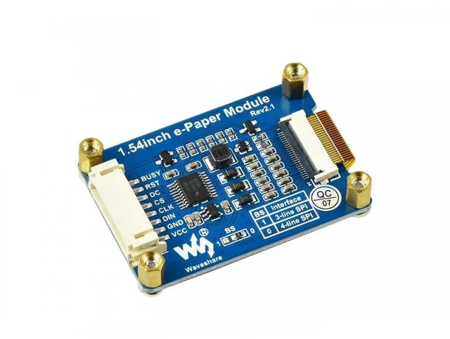Alt view image 3 of 3 - AJMRTC 1.54inch e-Paper Module (B), 200×200 Resolution Three-Color E-Ink Display Module, SPI Interface Low Power E-Paper Screen for Raspberry Pi, Arduino Embedded Projects