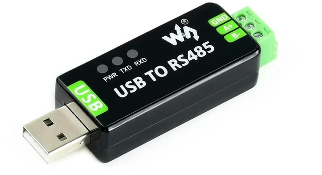 Alt view image 2 of 3 - AJMRTC Industrial USB to RS485 Converter, Onboard FT232RL & SP485EEN Chips, Bidirectional Serial Adapter, Long Distance Communication Module for PLC, Modbus, Industrial Control & IoT