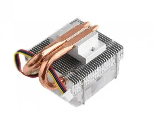 Alt view image 2 of 3 - AJMRTC ICE Tower Fan V2 for Raspberry Pi 5, Low-Profile ICE Tower CPU Cooler, U-Shaped Copper Tube with Cooling Fins, Colorful RGB LED Quiet Active Radiator for Raspberry Pi 5 Heavy Load Tasks