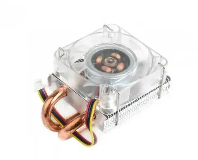 Alt view image 3 of 3 - AJMRTC ICE Tower Fan V2 for Raspberry Pi 5, Low-Profile ICE Tower CPU Cooler, U-Shaped Copper Tube with Cooling Fins, Colorful RGB LED Quiet Active Radiator for Raspberry Pi 5 Heavy Load Tasks