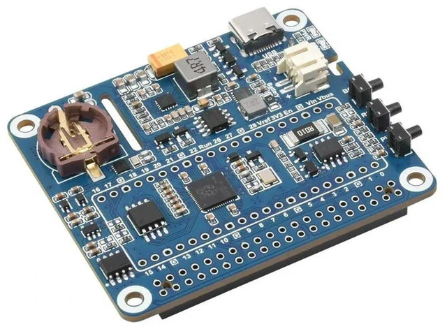 Main image of AJMRTC Power Management HAT for Raspberry Pi, UPS Expansion Board with RTC Real Time Clock, Support Simultaneous Charging & Power Output, Multi Protection Circuits, 40PIN GPIO Stackable HAT for Raspbe
