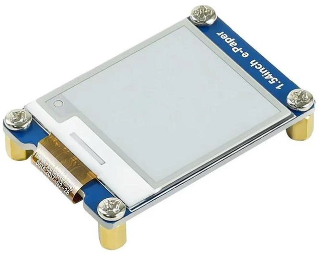 Alt view image 2 of 3 - AJMRTC 1.54 Inch 2 Colors EPD E-Paper Screen Module, Custom Design Electronic Digital E-Ink Display, SPI Interface, Ultra Low Power, Wide Viewing Angle for Raspberry Pi ESP32 Arduino Embedded Projects