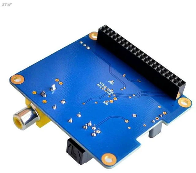 Alt view image 2 of 3 - AJMRTC Raspberry Pi HIFI DiGi Digital Sound Card I2S SPDIF Expansion Board, Digital Audio Module, Supports Raspberry Pi 2, B+, A+, Raspberry Pi 3 for HIFI Digital Audio Playback Projects
