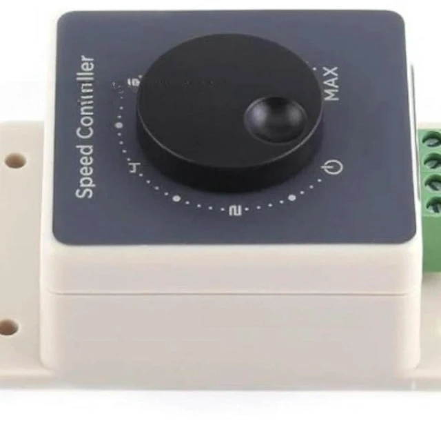 Alt view image 2 of 3 - AJMRTC PWM DC Motor Speed Governor, 12V 24V 36V 48V 20A High Power Waterproof DC Motor Speed Controller, Adjustable PWM Drive Regulator for DC Brushed Motor, Industrial Automation & DIY Projects