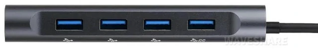 Alt view image 3 of 3 - AJMRTC USB-C 11-in-1 Multiport Hub, 4K HDMI Output, RJ45 100Mbps Ethernet, SD & TF Dual Card Reader, 100W PD Charging Port, USB 3.0 Data Ports, USB C Docking Station for Laptop, Tablet, Smartphone