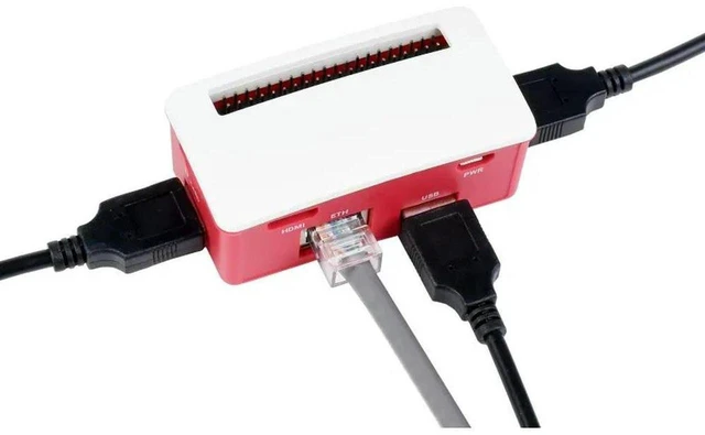 Alt view image 2 of 3 - AJMRTC Ethernet & USB HUB Box for Raspberry Pi Zero Series, 10/100M RJ45 Ethernet Port + 3×USB 2.0 Ports, All-in-One Protective Enclosure Expansion Case for Zero W/Zero WH/Zero 2W
