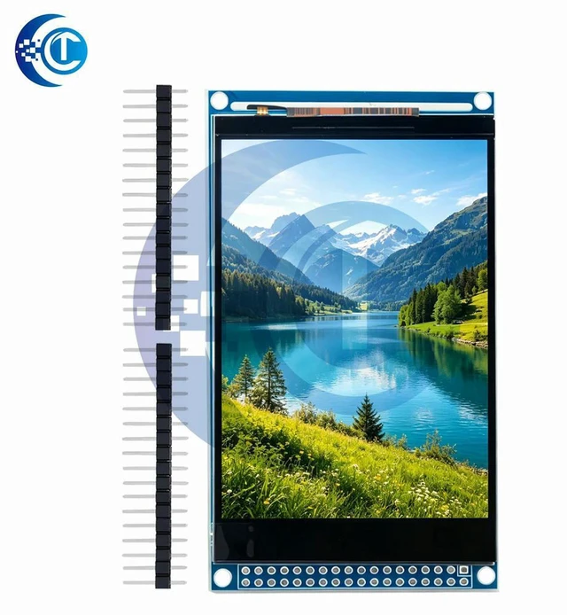 Alt view image 2 of 3 - AJMRTC 3.97" TFT LCD Display Module, ST7701 Driver, 480×800 Resolution, RGB Interface Color Screen, High Brightness TFT Panel for Embedded System, STM32, Raspberry Pi Pico MCU Maker DIY Electronic Pro