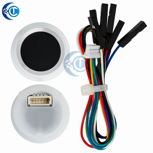 Alt view image 2 of 3 - AJMRTC SFM-V1.7 Fingerprint Module, Capacitive Touch Fingerprint Sensor, UART Communication Interface, Biometric Recognition Unit for Smart Lock Access Control Maker DIY Projects