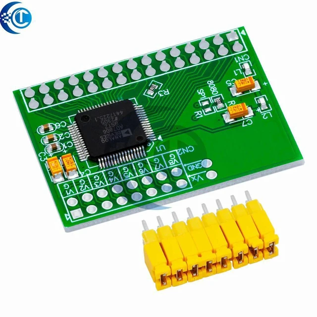 Alt view image 2 of 3 - AJMRTC AD7606 Data Acquisition Module, 16-Bit 8-Channel Simultaneous Sampling ADC, 200KHz Sampling Rate, ±5V ±10V Input, SPI Interface for Industrial Signal Measurement, Raspberry Pi Arduino Embedded