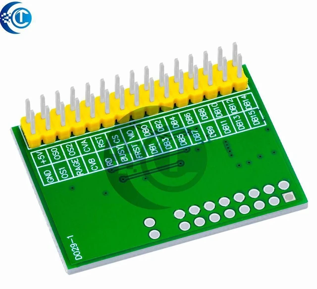 Alt view image 3 of 3 - AJMRTC AD7606 Data Acquisition Module, 16-Bit 8-Channel Simultaneous Sampling ADC, 200KHz Sampling Rate, ±5V ±10V Input, SPI Interface for Industrial Signal Measurement, Raspberry Pi Arduino Embedded