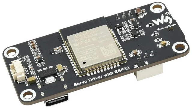 Alt view image 2 of 3 - AJMRTC ESP32 Servo Driver Expansion Board, Built-in Pin Connections, Multi-Channel PWM Servo Control Module, ESP32 Carrier Board for Robot Arm, Smart Car, IoT Robotics DIY Embedded Projects