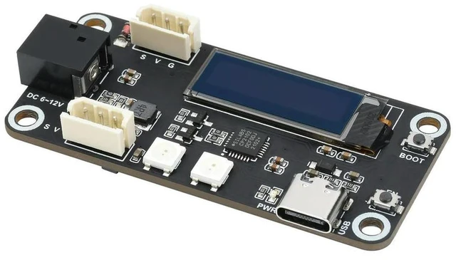 Alt view image 3 of 3 - AJMRTC ESP32 Servo Driver Expansion Board, Built-in Pin Connections, Multi-Channel PWM Servo Control Module, ESP32 Carrier Board for Robot Arm, Smart Car, IoT Robotics DIY Embedded Projects
