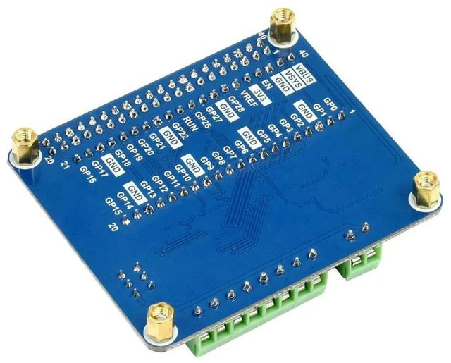 Main image of AJMRTC DC Motor Driver Module for Raspberry Pi Pico, Drives Up to 4 DC Motors, Pico-Motor-Driver Expansion Board, PWM Speed & Direction Control for Smart Car, Robot Chassis, Embedded DIY Robotics