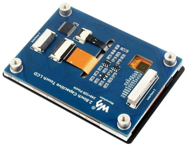 Alt view image 3 of 3 - AJMRTC 2.8inch TFT LCD Display Module with Capacitive Touch Panel, ST7789T3 Driver + CST328 Touch Controller, SPI Interface, High Brightness for Raspberry Pi Pico, Arduino, Embedded DIY Projects