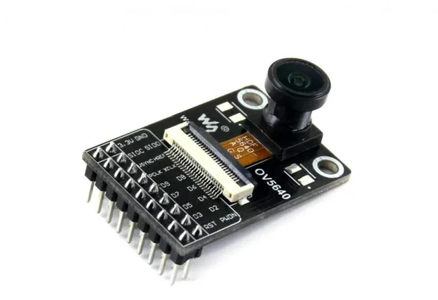 Alt view image 2 of 3 - AJMRTC OV5640 Camera Board (B), 5MP 2592×1944 Resolution, Fisheye Lens Camera Module, Wide Angle, Supports JPEG Output for ESP32, Raspberry Pi, Embedded Vision, Image Acquisition DIY Projects