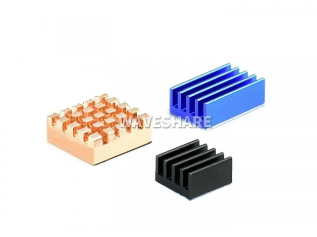 Main image of AJMRTC PI4-HEATSINK-SET, 10Pcs Colorful Heat Sink Kit, Aluminum Cooling Heatsinks with Thermal Tape for Raspberry Pi 4B 3B+, Passive Cooler Radiator for Single Board Computer DIY Cooling Project