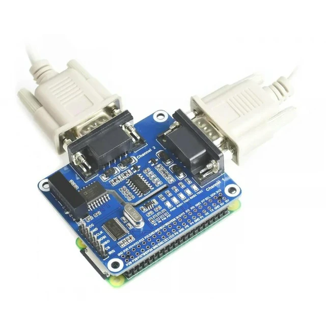 Alt view image 3 of 3 - AJMRTC 2-CH RS232 HAT, 2-Channel Isolated RS232 Expansion HAT for Raspberry Pi, Serial Port Module with Isolation Protection for Industrial Data Communication DIY Projects