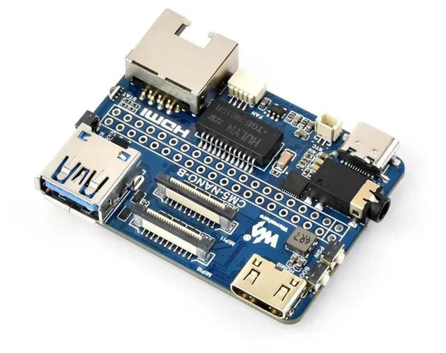 Alt view image 2 of 2 - AJMRTC CM5-NANO-B Nano Base Board (B) for Raspberry Pi Compute Module 5, Same Size as CM5, Compact Carrier Board for CM5 Embedded Industrial Control DIY Projects
