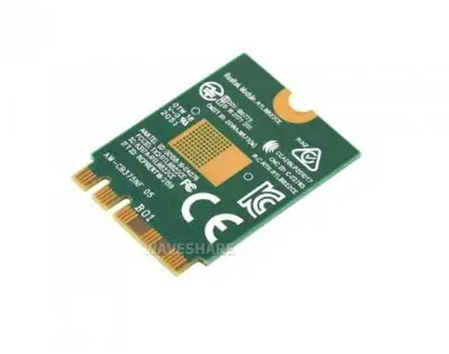 Main image of AJMRTC AW-CB375NF Dual-Band Wireless NIC, RTL8822CE-CG Chip, 2.4G & 5GHz WiFi, Bluetooth 5.0 with BLE Support, M.2 WiFi Bluetooth Combo Card for Desktop Laptop Embedded Projects