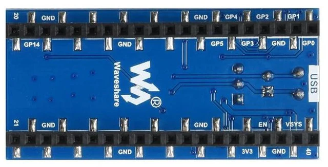 Alt view image 3 of 3 - AJMRTC UART to CAN Bus Conversion Expansion Module for Raspberry Pi Pico, CAN Bus Communication Transceiver Board, Serial to CAN Adapter for Embedded Industrial DIY Projects
