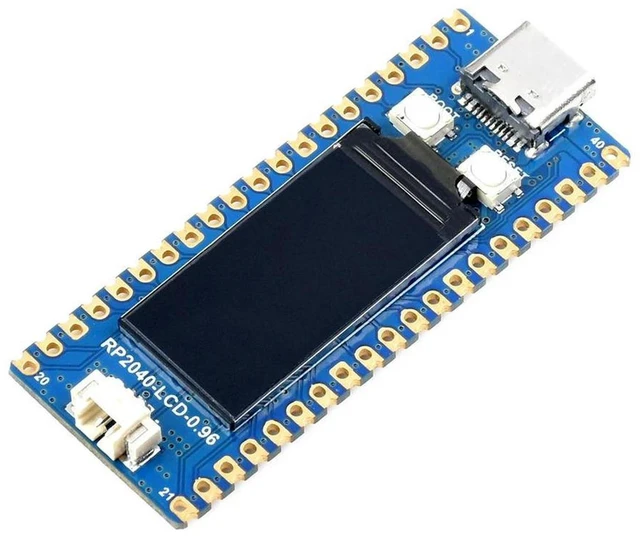 Main image of AJMRTC RP2040-LCD-0.96 Pico-like MCU Board Based on RP2040 Chip, Onboard 0.96 Inch LCD Display, RP2040 Microcontroller Development Board for Arduino MicroPython Embedded Maker DIY Projects