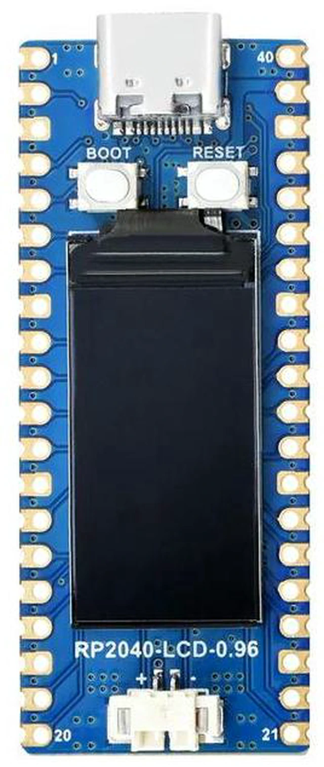 Alt view image 2 of 3 - AJMRTC RP2040-LCD-0.96 Pico-like MCU Board Based on RP2040 Chip, Onboard 0.96 Inch LCD Display, RP2040 Microcontroller Development Board for Arduino MicroPython Embedded Maker DIY Projects