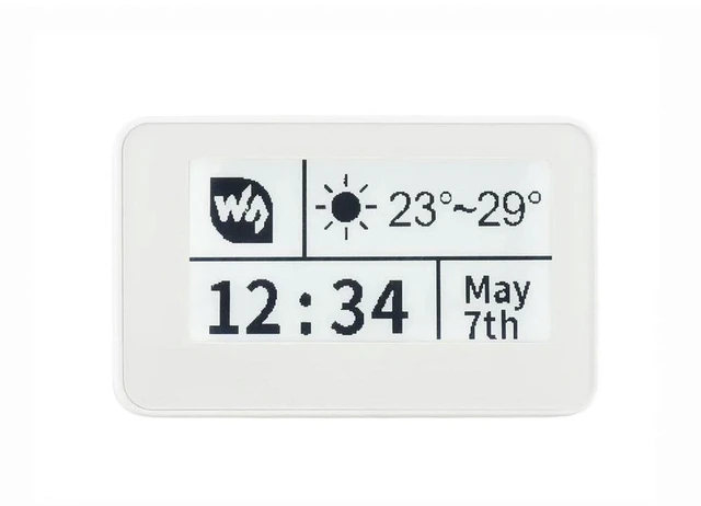 Alt view image 3 of 3 - AJMRTC 2.13inch Passive NFC Powered e-Paper Module, E-Ink Display, No Built-in Powering & Data Transfer Circuit, Battery-Free Electronic Paper Tag for Asset Label, Shelf Tag, IoT Display Projects