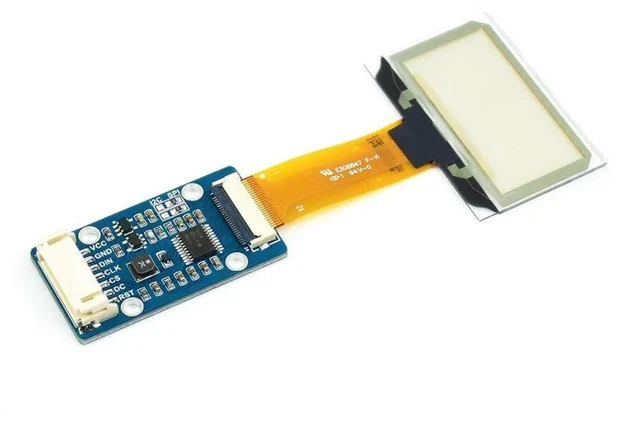 Alt view image 3 of 3 - AJMRTC 1.51inch Transparent OLED Display Module, 128×64 Pixels, Light Blue Color, SPI & I2C Dual Interfaces, Transparent Screen for Arduino Raspberry Pi Embedded DIY Visual Projects