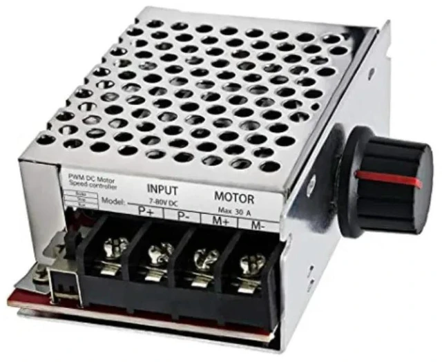 Alt view image 3 of 3 - AJMRTC PWM DC Motor Speed Controller, 12V 24V 60V 70V 30A DC Motor Governor Speed Control Switch Module, High Power Adjustable Speed Regulator for DC Brushed Motor, Forward Reverse Control DIY Project