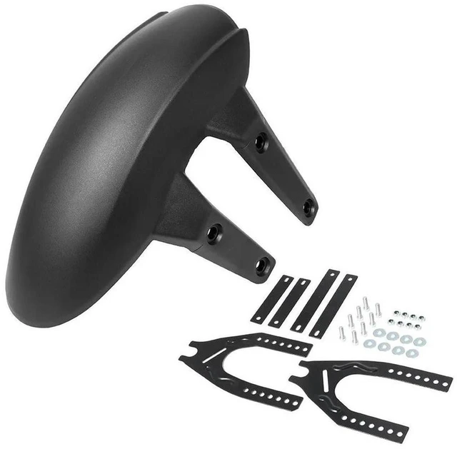 Main image of AJMRTC Motorcycle Modified Rear Fender, Tire Mud Guard Mud Tile Water Retaining Accessories, Extended Rear Splash Guard for Motorcycle Horizon Modification, Prevent Mud & Water Splashing, Easy Install