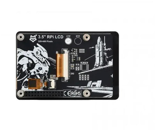 Main image of AJMRTC Luckfox 3.5inch Capacitive Touch Display for Raspberry Pi, IPS LCD Panel, 320×480 Resolution, 5-Point Capacitive Touch, Toughened Glass Cover, SPI I2C Interface for Raspberry Pi DIY HMI Project