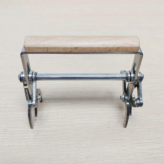 Alt view image 2 of 3 - AJMRTC Beekeeping Tool Nest Frame Clip, Wooden Handle Stainless Steel Spleen Lift Clip, Beehive Frame Gripper, Durable Beekeeping Accessory for Lifting and Moving Beehive Nest Frames Safely