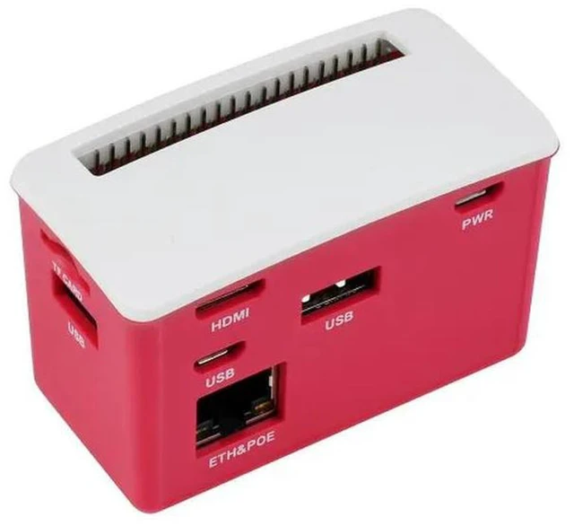 Alt view image 2 of 3 - AJMRTC PoE-ETH-USB-HUB-BOX, PoE Ethernet USB Hub Box for Raspberry Pi Zero Series, 3×USB2.0 Ports, 802.3af PoE Compliant, Power Over Ethernet Expansion Box with Network Port for Raspberry Pi Zero IoT