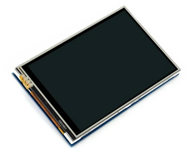 Alt view image 2 of 3 - AJMRTC 3.5 Inch Resistive Touch Screen TFT LCD Display, 480×320 Pixels Touch Monitor Compatible with Raspberry Pi, Supports Ubuntu Kali Linux, Portable LCD Panel for Single Board Computer Projects