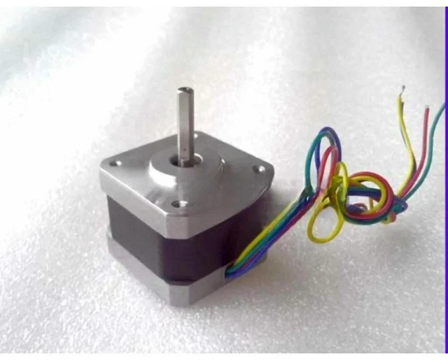 Alt view image 2 of 3 - AJMRTC 42 Stepper Motor, 1.8 Degree 2 Phase 4 Wire, 1.2A Rated Current, 0.27N.m Torque, 34mm Body Length Nema17 Stepping Motor for CNC Router, 3D Printer, DIY Automation Equipment