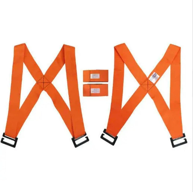 Main image of AJMRTC Double Furniture Moving Straps, Labor-Saving Heavy Object Handling Tool, Adjustable Moving Lifting Belts for Sofa, Refrigerator & Bulky Items, 2pcs Per Pack