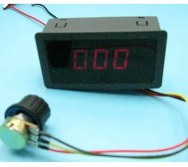 Alt view image 3 of 3 - AJMRTC Digital PWM DC Motor Governor, 24V Stepless Speed Control Switch Controller, Adjustable DC Motor Speed Regulator for DC Brushed Motor, Fan, Pump and DIY Automation Equipment