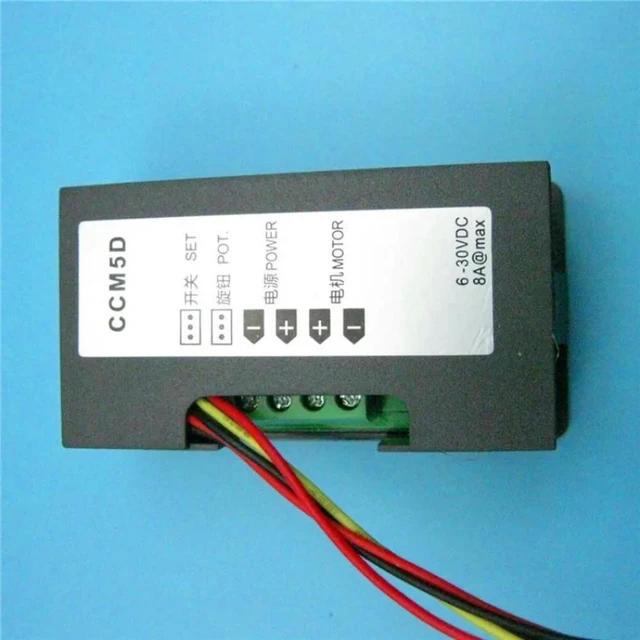 Alt view image 2 of 3 - AJMRTC Digital PWM DC Motor Governor, 24V Stepless Speed Control Switch Controller, Adjustable DC Motor Speed Regulator for DC Brushed Motor, Fan, Pump and DIY Automation Equipment