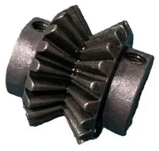 Main image of AJMRTC Wire Stripper Inlet Wheel, No.45 Steel Anti-Skid Conical V-Shaped Wire Roller, Bevel Gear Drive Feed Roller with 10mm Standard Hole, Replacement Spare Part for Automatic Wire Stripping Machine