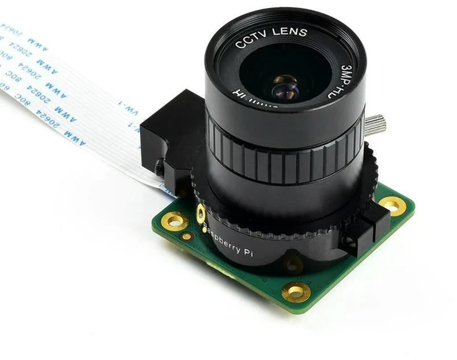 Alt view image 3 of 3 - AJMRTC Industrial 6mm Wide Angle Lens, 63° Field of View, Replacement Optical Lens for Raspberry Pi Camera Module, Clear Image for Machine Vision, Monitoring & Embedded Vision Projects