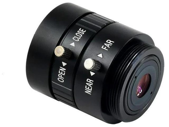 Alt view image 2 of 3 - AJMRTC Industrial 6mm Wide Angle Lens, 63° Field of View, Replacement Optical Lens for Raspberry Pi Camera Module, Clear Image for Machine Vision, Monitoring & Embedded Vision Projects