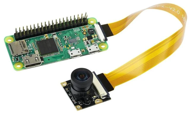 Alt view image 2 of 3 - AJMRTC RPi Camera (G), 5MP Fisheye Lens Camera Module, Ultra Wide Field of View, Fisheye Camera for Raspberry Pi Boards, for Embedded Vision, Surveillance, Robot Vision & DIY Projects