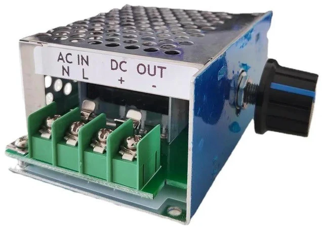 Alt view image 3 of 3 - AJMRTC 220V DC Motor Governor, DC Motor Speed Controller Voltage Regulator Switch, Adjustable Speed Regulation Control Switch for DC Brushed Motor, Fan and Small Power Equipment