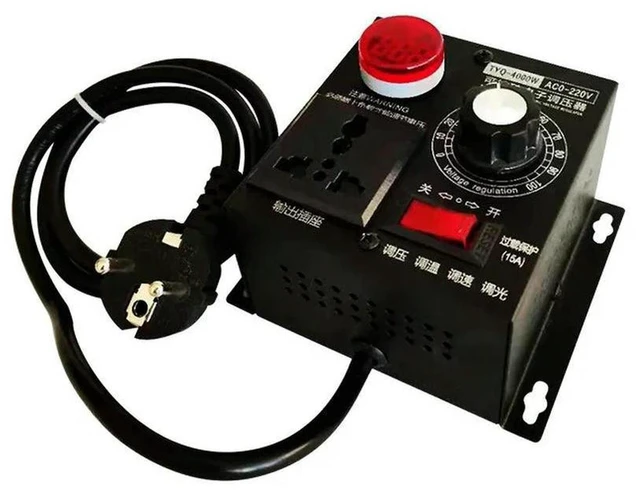 Main image of AJMRTC 220V AC Single Phase Motor Governor, Stepless Variable Speed Control Switch, Adjustable Speed Regulator for AC Single-phase Motors, Fans and Small Industrial Equipment