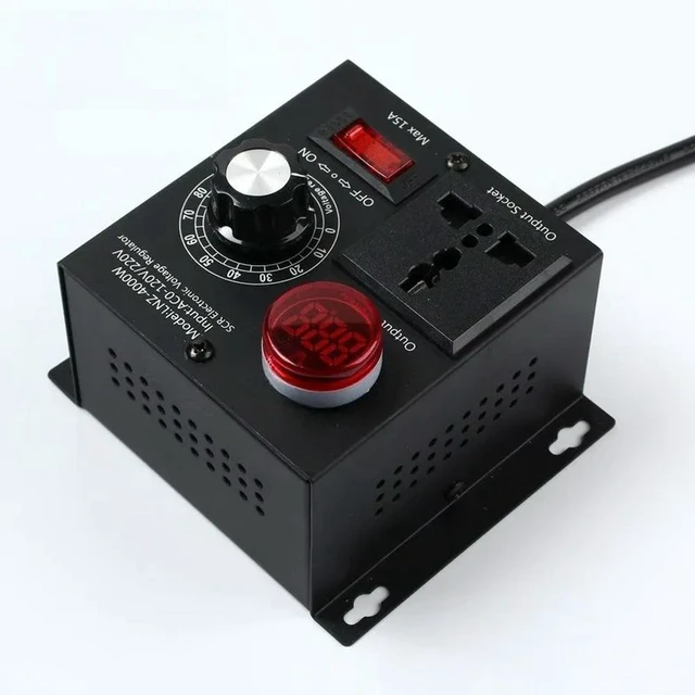 Alt view image 2 of 3 - AJMRTC 220V AC Single Phase Motor Governor, Stepless Variable Speed Control Switch, Adjustable Speed Regulator for AC Single-phase Motors, Fans and Small Industrial Equipment