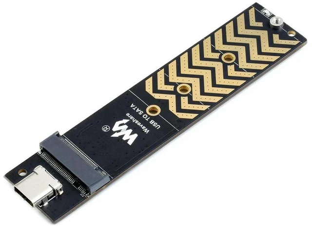 Main image of AJMRTC USB-C Adapter for NGFF SSD, USB3.2 Gen2 Type-C NGFF M.2 SSD Converter, High Speed 10Gbps External Adapter for M.2 NGFF SSD, Portable Storage Converter for Data Backup & File Transfer