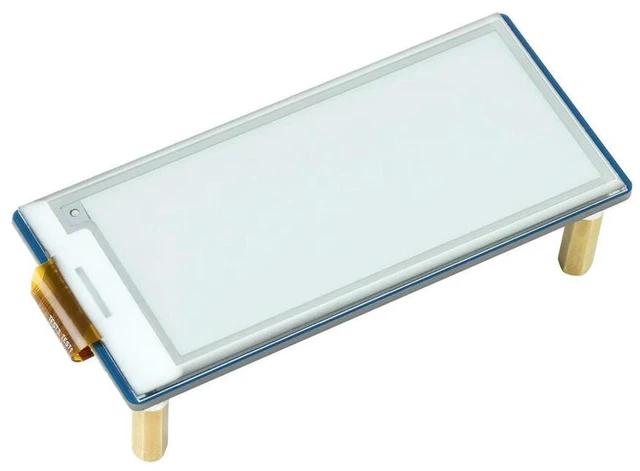 Alt view image 2 of 3 - AJMRTC 2.9 Inch E-Paper E-Ink Display Module for Raspberry Pi Pico, 296×128 Resolution Bi-stable Screen, Low Power SPI E-Ink Panel for Embedded HMI, Electronic Tags & DIY Pico Development Projects