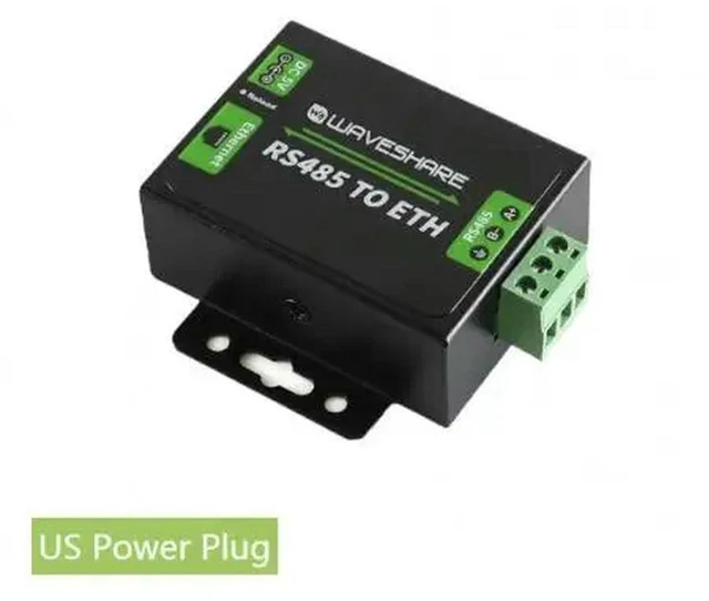 Alt view image 2 of 3 - AJMRTC RS485 to ETH Ethernet Converter, Serial RS485 to Network Module, Supports TCP/UDP, Serial-Ethernet Adapter, for Remote Data Acquisition, Industrial Field Bus & IoT Embedded Communication Projec
